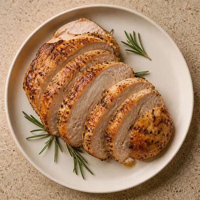 Air Fryer Garlic Herb Turkey Breast