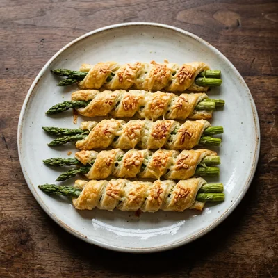 Asparagus and Puff Pastry Cigars