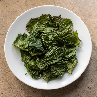 Baked Spinach Chips