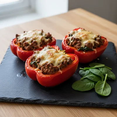 Beef Stuffed Peppers