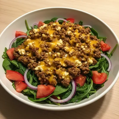 Cheese Burger Salad Bowl