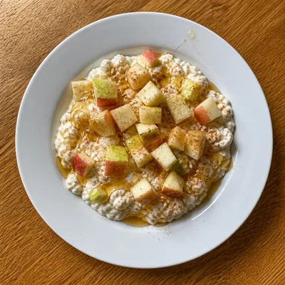Cinnamon, Honey, Apple Cottage Cheese