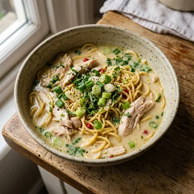 Coconut Chicken Noodle Soup