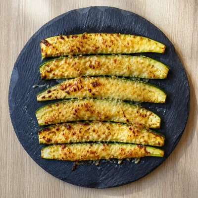 Courgette Spears with Parmesan