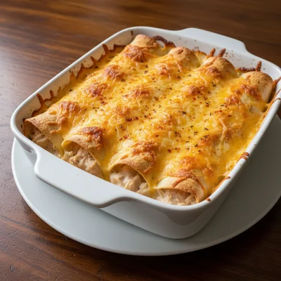 Creamy Chicken Enchiladas