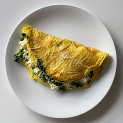 Egg and Cottage Cheese Omelette