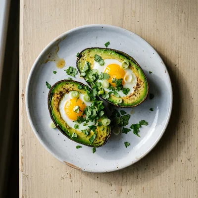 Eggs Baked in Avocado