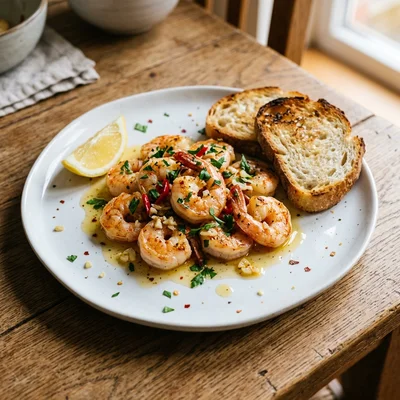 Garlic and Chilli Prawns