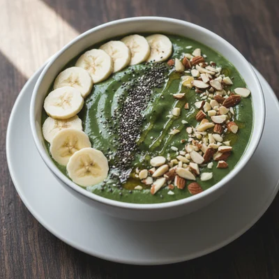 Green Protein Power Smoothie Bowl