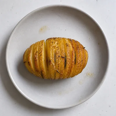 Hasselback Roasted Potato