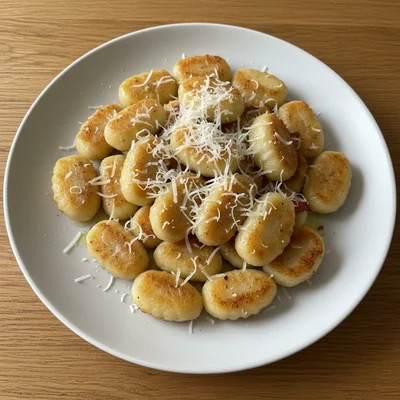 Homemade Chicken and Bacon Stuffed Gnocchi