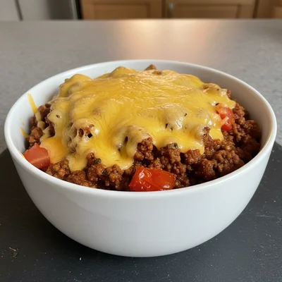 Keto Chilli Beef Bowl