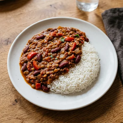 Lentil and Bean Chilli