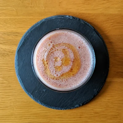 Maple, Strawberry, and Banana Shake