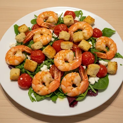 Mediterranean King Prawn & Cherry Tomato Salad Traybake