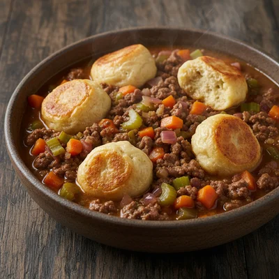 Miso Ragu Stew with Dumplings