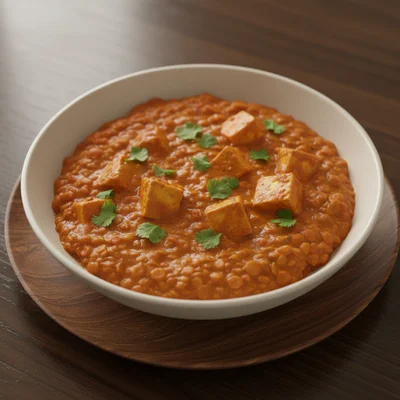 Paprika-Spiced Lentil and Tofu Curry