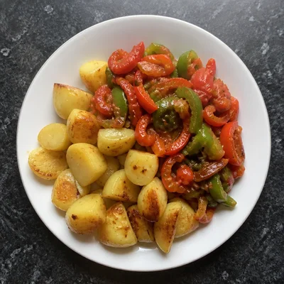 Peppers, Tomatoes, and Potatoes