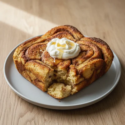 Protein Cinnamon Roll French Toast Bake