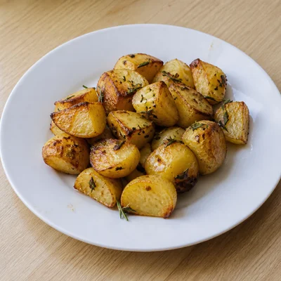 Roasted Potatoes with Rosemary Butter