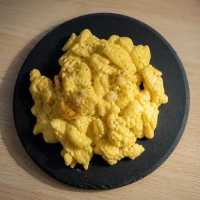 Scrambled Eggs with Onion Flakes