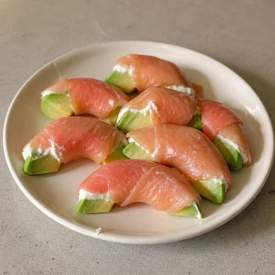 Smoked Salmon Wrapped Avocado