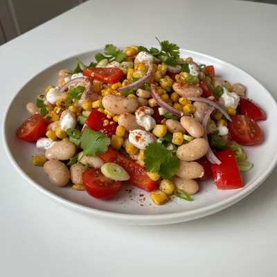 Smokey Sweetcorn & Butter Bean Salad