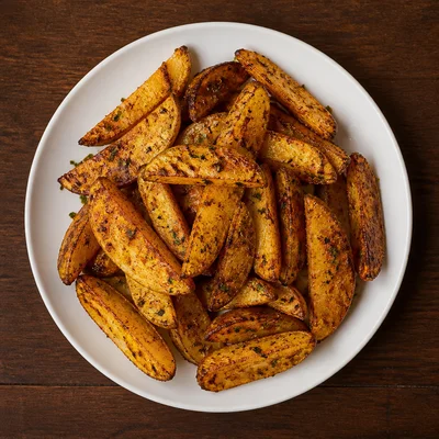 Spiced Roasted Potato Wedges