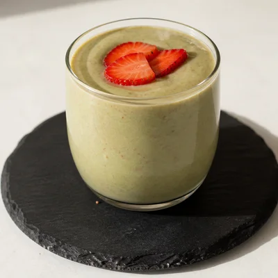 Spinach, Avocado, and Strawberry Smoothie