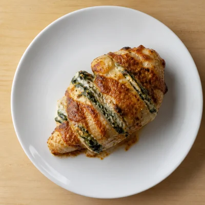 Spinach and Ricotta Hasselback Chicken