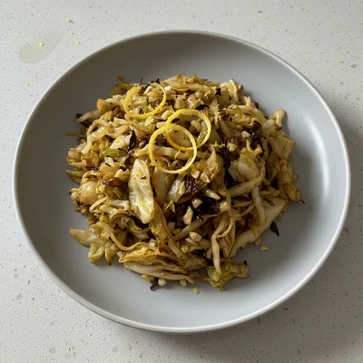 Zesty Charred Cabbage Sauté